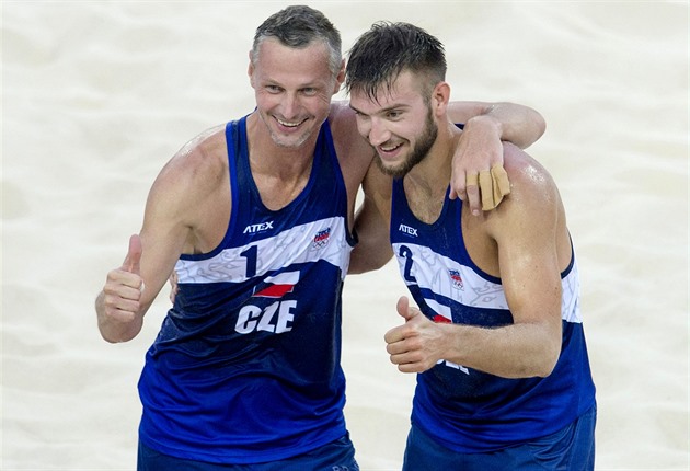 Český pár Kubala/Hadrava na Evropských hrách v Baku