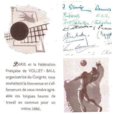 1947 přivítání na kongresu Paříž