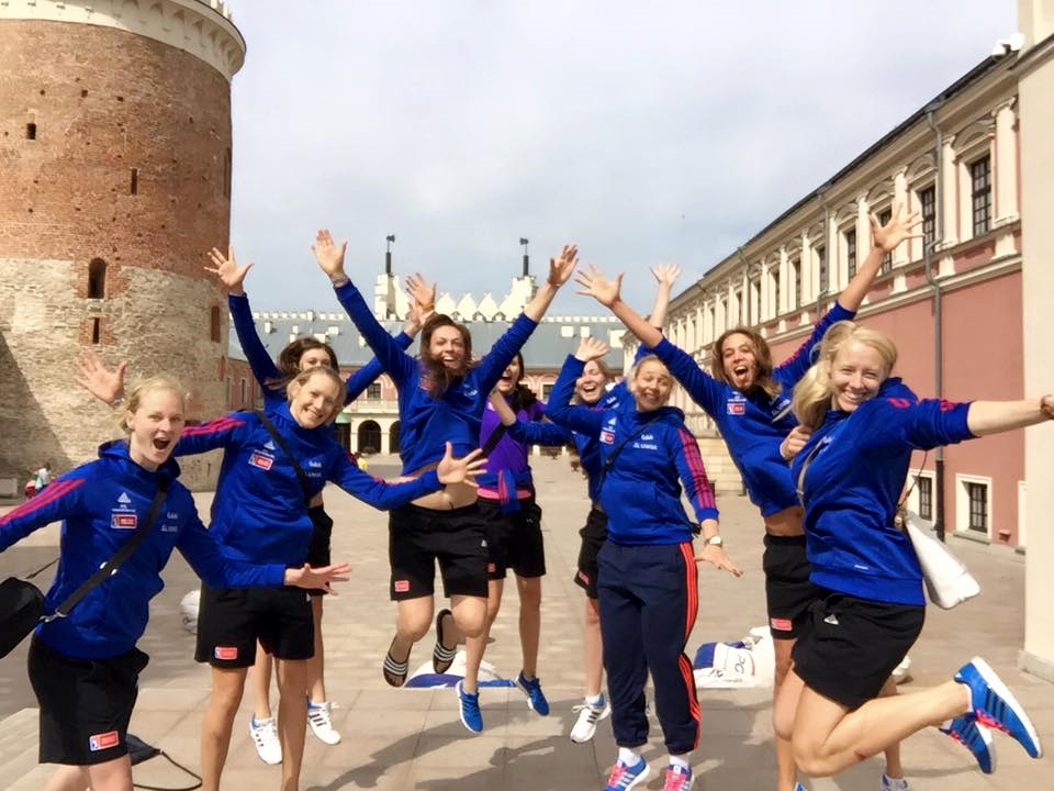 České reprezentantky na vycházce v polském Lublinu