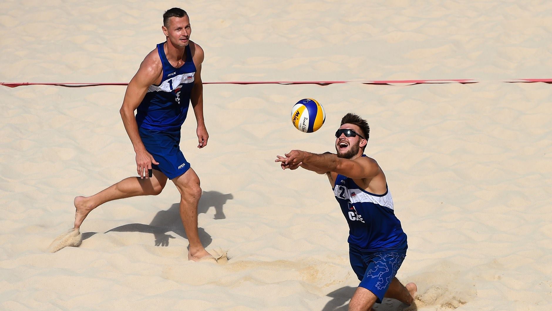 Přemysl Kubala s Janem Hadravou na turnaji v Baku