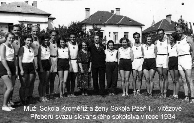 Historie 30. léta - Sokol Kroměříž