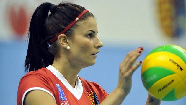 Andrea Kossányiová ještě v dresu Agelu Prostějov